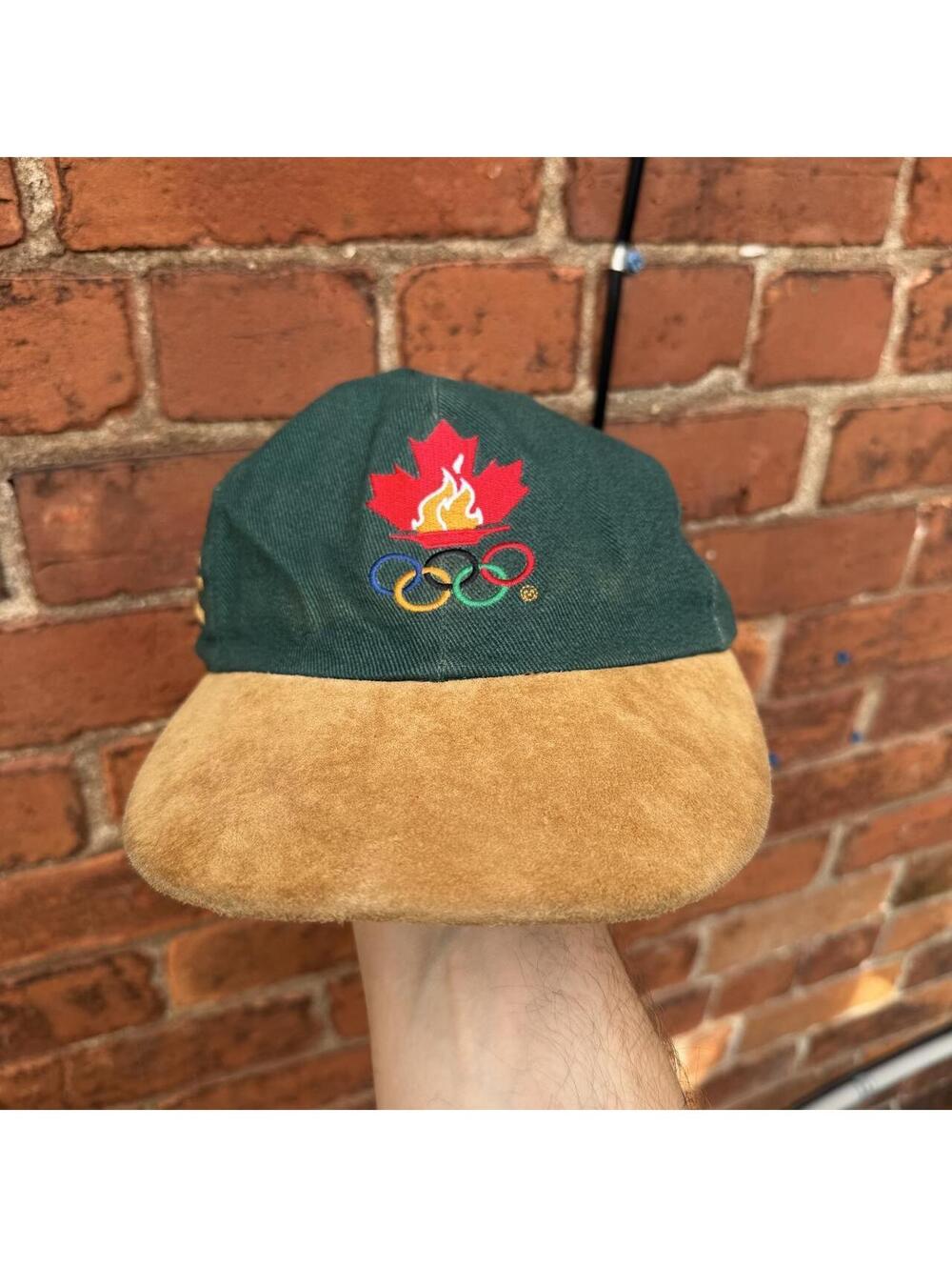 vintage Atlanta olympics 1996 strap back hat 90s OS